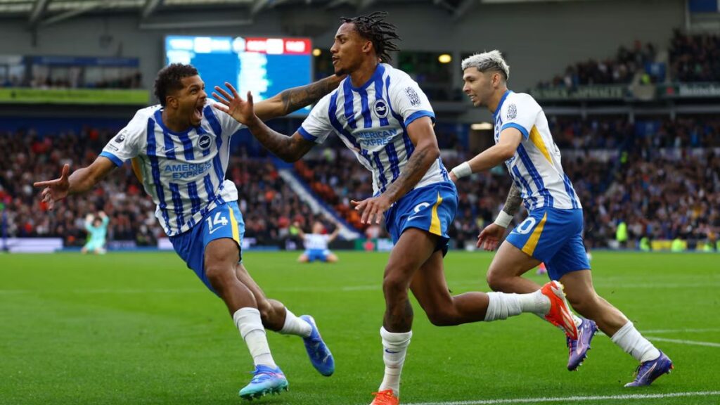 Joao Pedro's 95th-minute header stuns Ten Hag's side | English Premier League